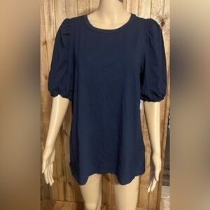 NWT Amazon Essentials Women's Classic-Fit elastic Sleeve Crewneck T-Shirt sz XL